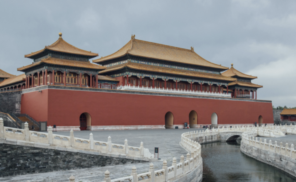 The Meridian Gate, also known as the Gate of Five Phoenixes(五凤楼), serves as the main entrance to the Forbidden City in Beijing